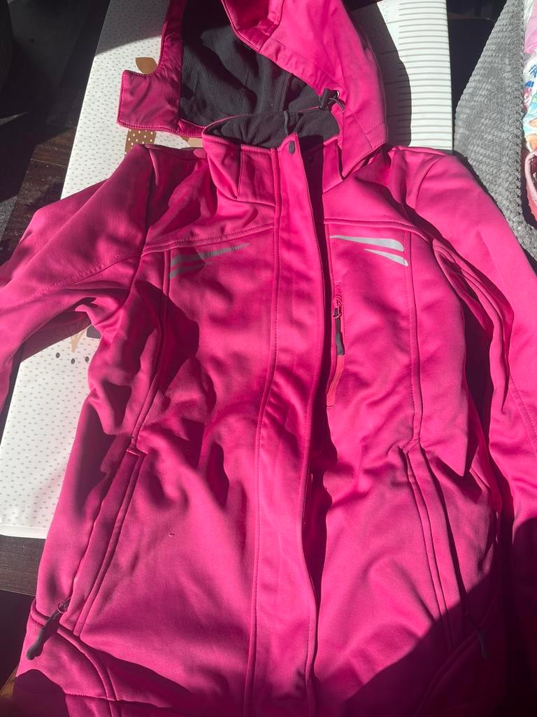 Crivit ski jas, Ophalen, Zo goed als nieuw, Maat 38/40 (M), Roze