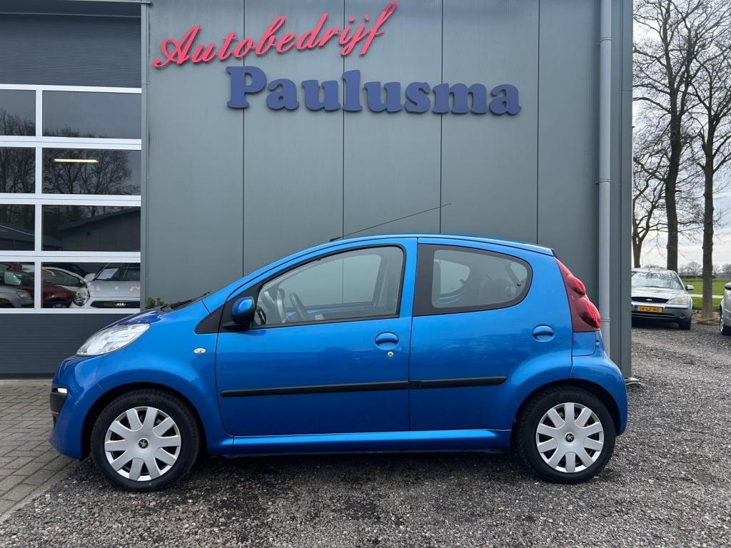 Peugeot 107 1.0 Active 5-drs|Airco|Led|Elec.pak. (bj 2012), Auto's, Voorwielaandrijving, Euro 5, Gebruikt, Zwart