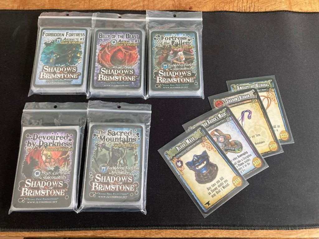 Shadows Of Brimstone card supplements, Ophalen of Verzenden, Nieuw