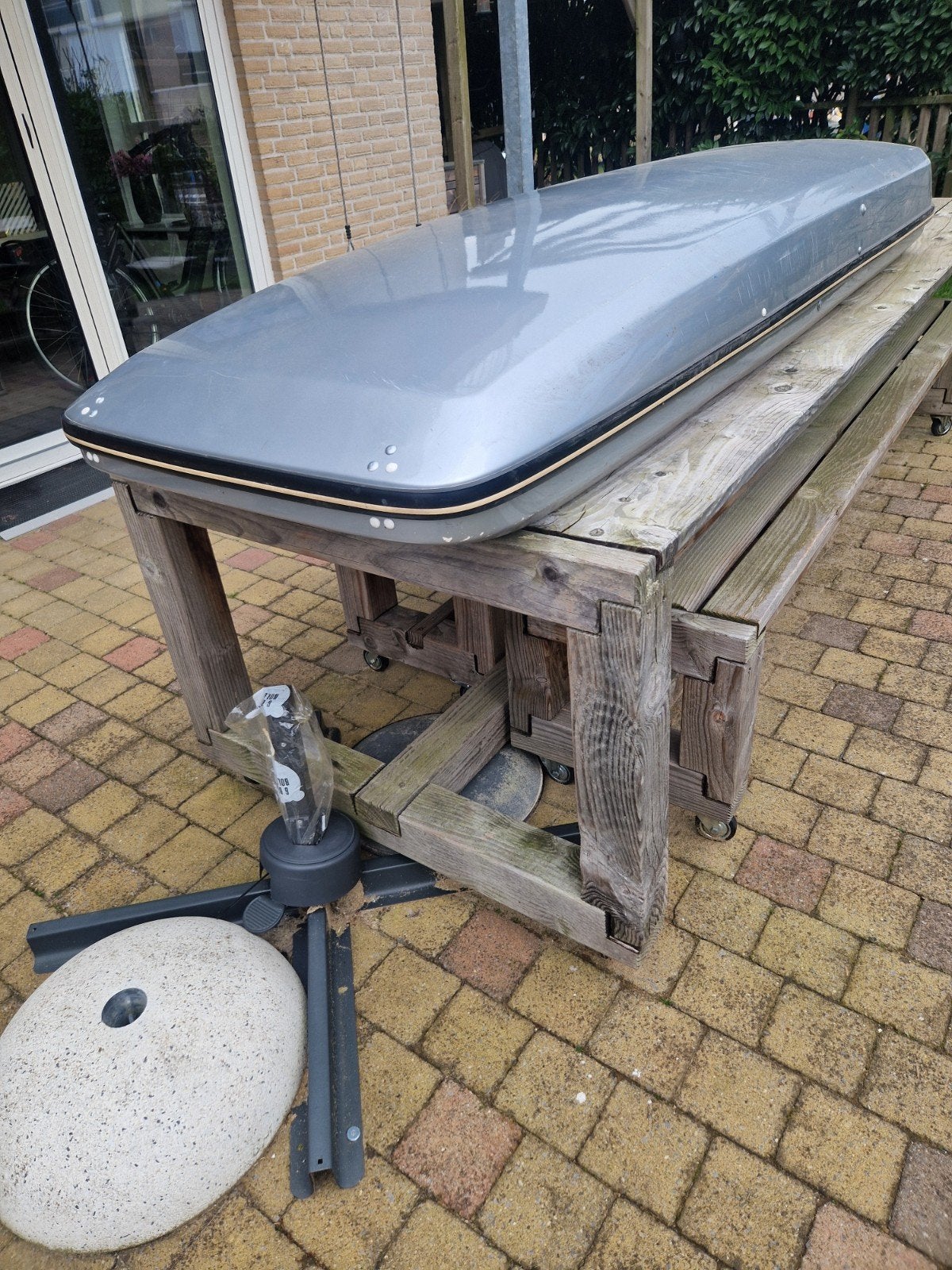 Bmw dakkoffer 230x80x28, Ophalen, Gebruikt, Rechthoekig