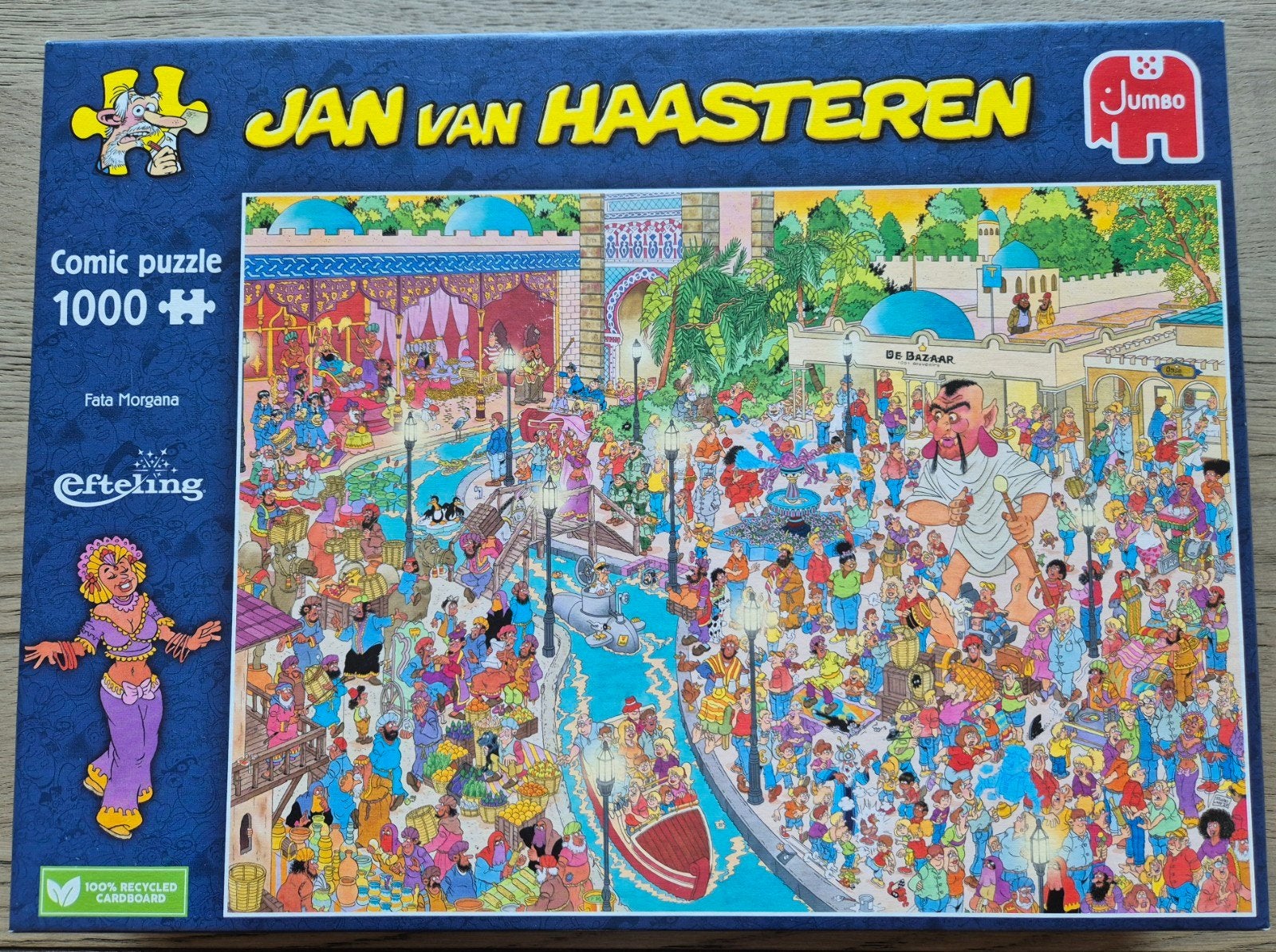 Jan van Haasteren puzzel 1000 stukjes: Fata Morgana Efteling, Ophalen, 500 t/m 1500 stukjes, Zo goed als nieuw