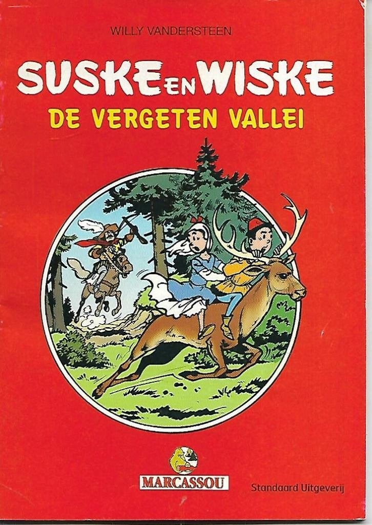 Suske en Wiske - De vergeten vallei (Marcassou), Eén stripboek, Ophalen of Verzenden, Zo goed als nieuw