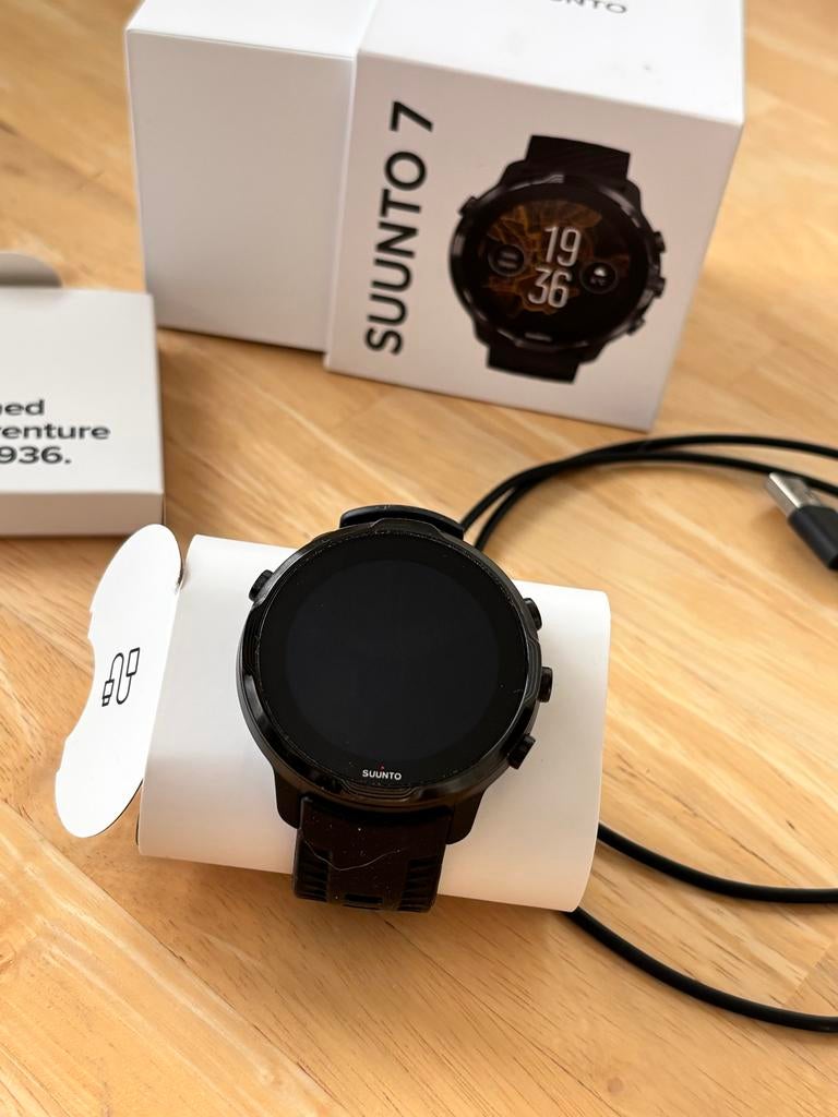 Suunto 7 Smartwatch, Gebruikt, Zwart, Ophalen of Verzenden, Waterdicht