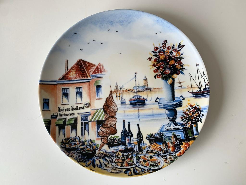 Proeven van kunst bord - Francesco Antonietti Hof van Tholen, Antiek en Kunst, Kunst | Designobjecten, Ophalen of Verzenden