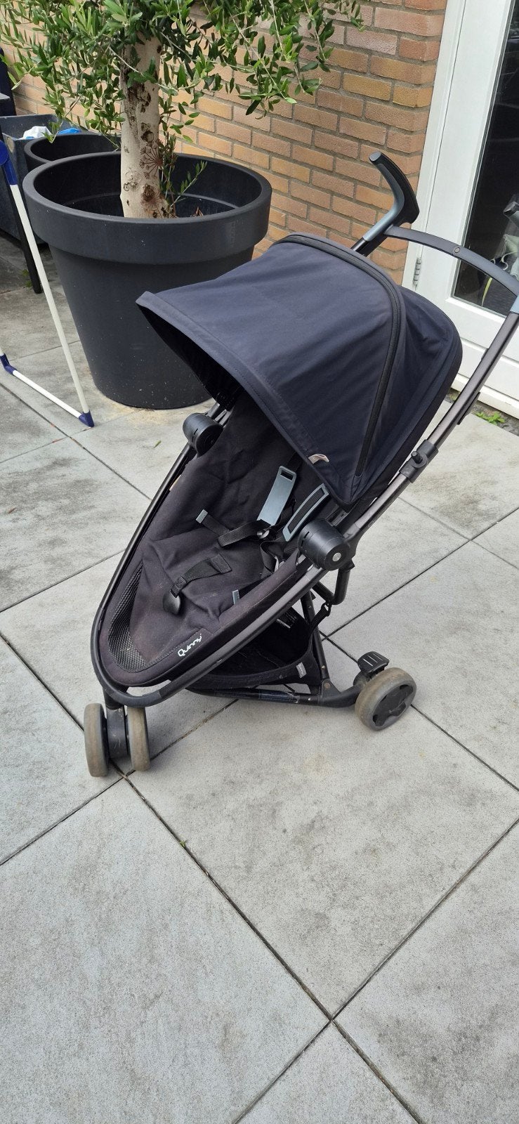 Quinny Flex Zapp Black, Kinderen en Baby's, Buggy's, Ophalen, Gebruikt, Quinny, Verstelbare rugleuning
