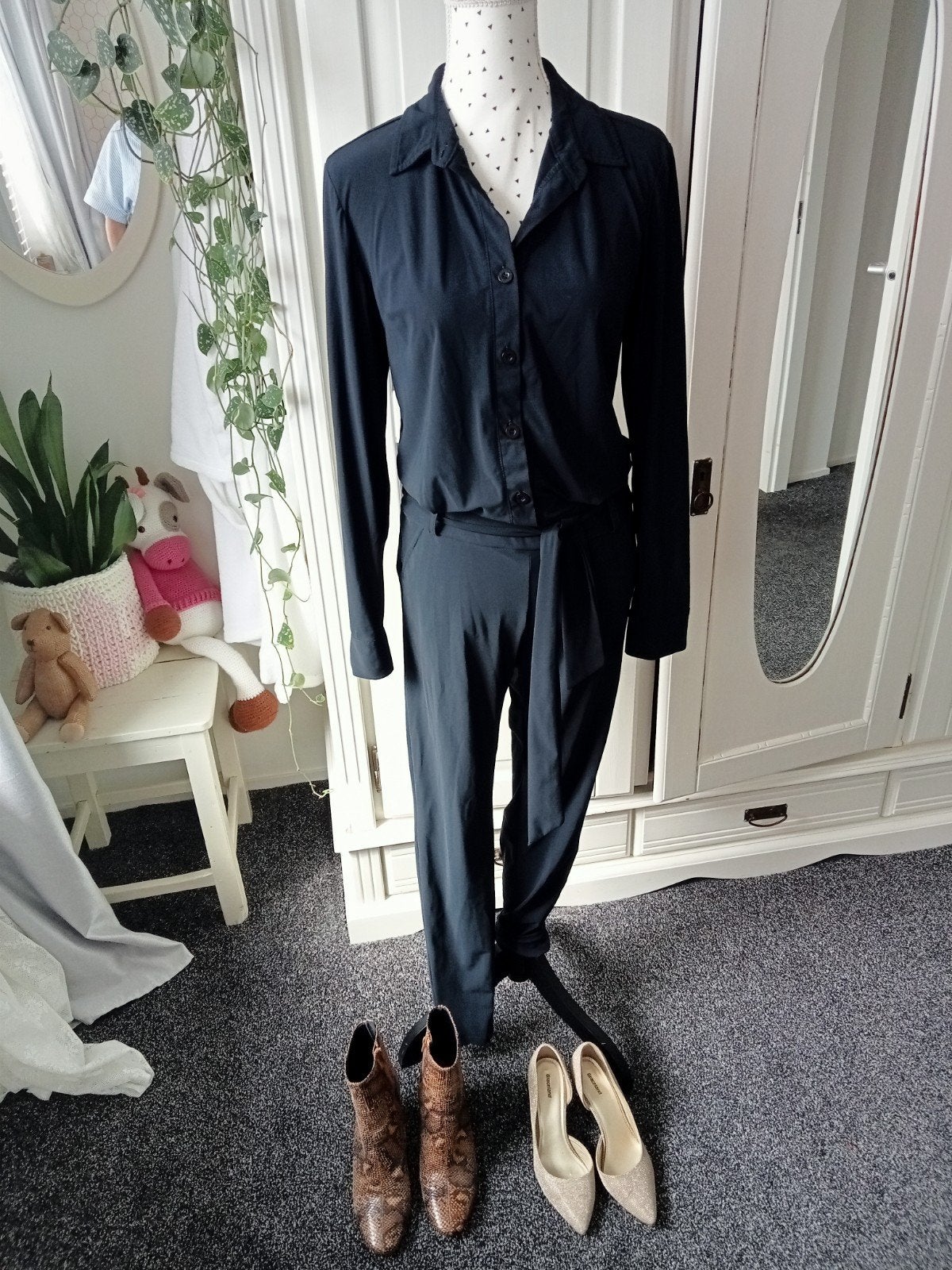 Studio Anneloes " Jumpsuit maat S ", Kleding | Dames, Jumpsuits, Zo goed als nieuw, Maat 36 (S), Blauw, Ophalen of Verzenden