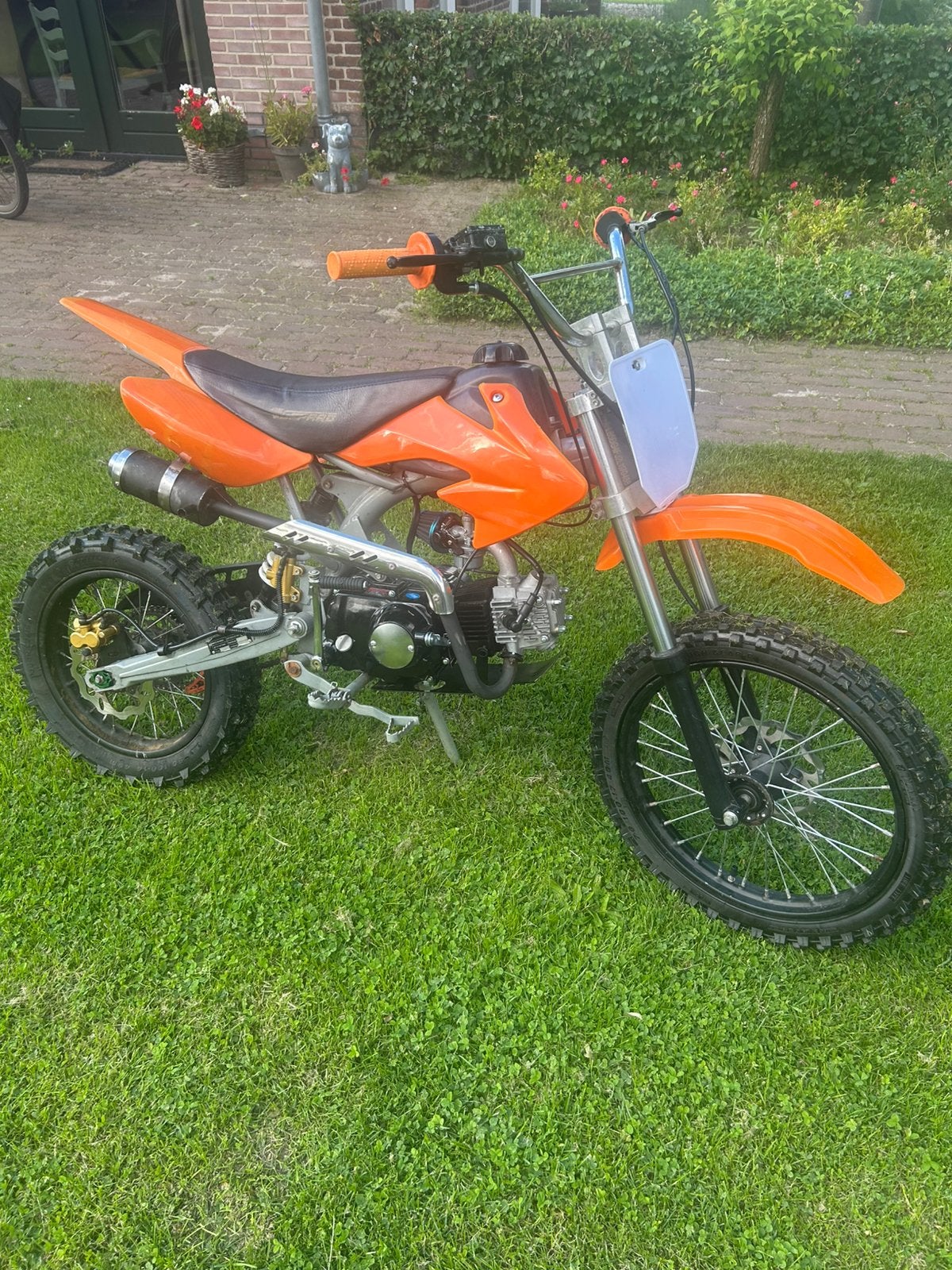 Pitbike 125 cc, Fietsen en Brommers, Minibikes, Midibikes en Pitbikes, Ophalen, Zo goed als nieuw, Pitbike