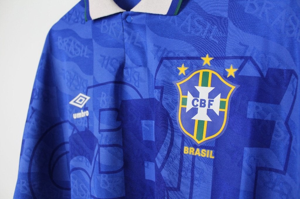 Brazilië 1991-1993 uitshirt (L), Maat L, Ophalen of Verzenden, Nieuw, Shirt
