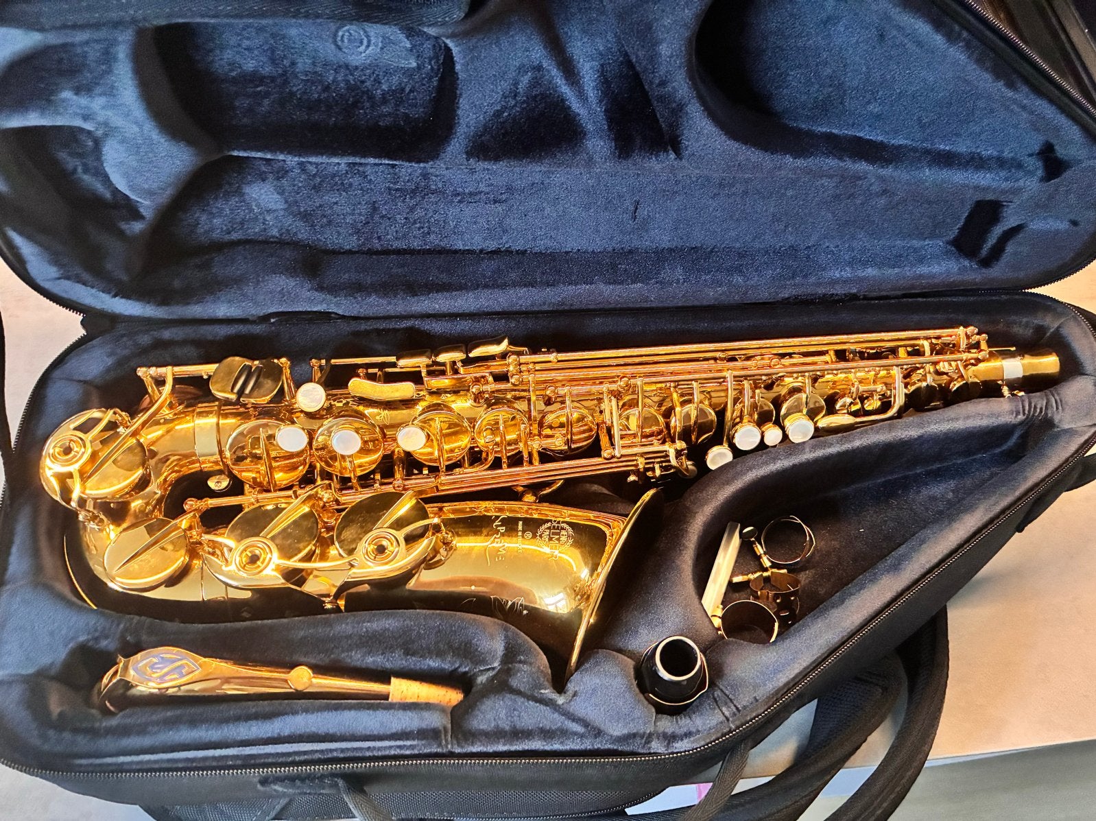 Selmer Supreme Alt Saxofoon - Zo goed als nieuw, Ophalen, Zo goed als nieuw, Alt, Met koffer