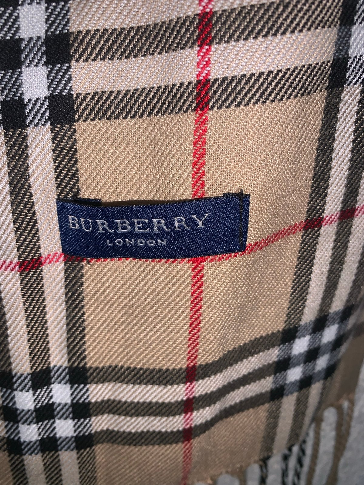 Burberry London geruite sjaal, Kleding | Heren, Ophalen of Verzenden, Zo goed als nieuw, Sjaal