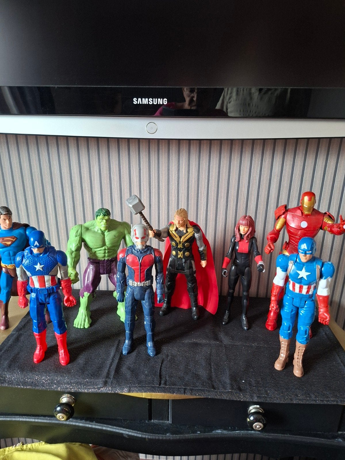 Grote serie Marvel en DC poppen, Spiderman 90 cm, Ophalen, Gebruikt