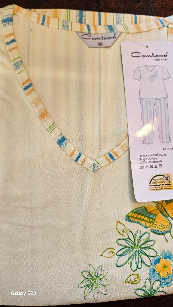 Pyjamaá korte mouw maat 56, Maat 46/48 (XL) of groter, Onbekend, Nieuw, Ophalen of Verzenden