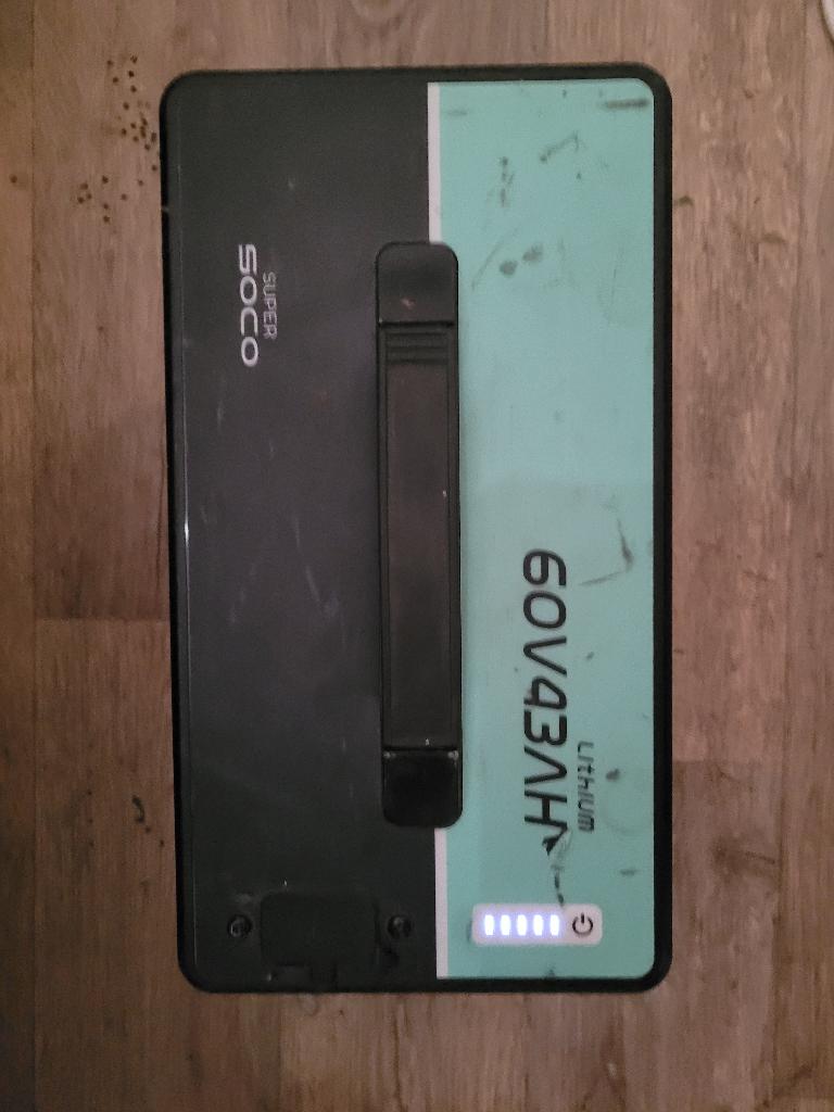 Super Soco 60V/43AH Geschikt voor diverse E scooters, Ophalen, Gebruikt, Overige typen, Overige merken