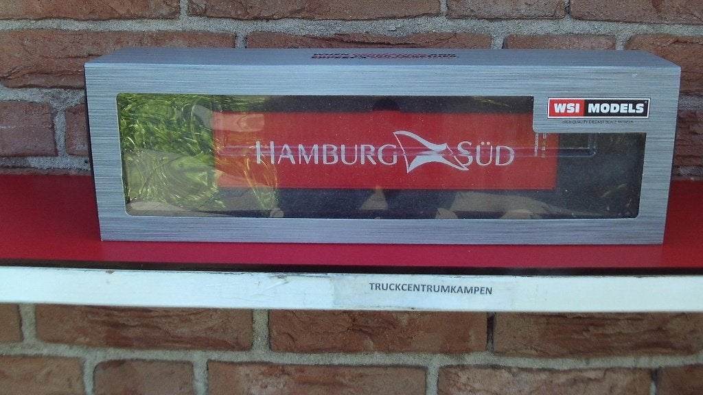 WSI  40  FT  Containers  van  Hamburg - Sud., Hobby en Vrije tijd, Ophalen of Verzenden, Nieuw, Bus of Vrachtwagen, Wsi