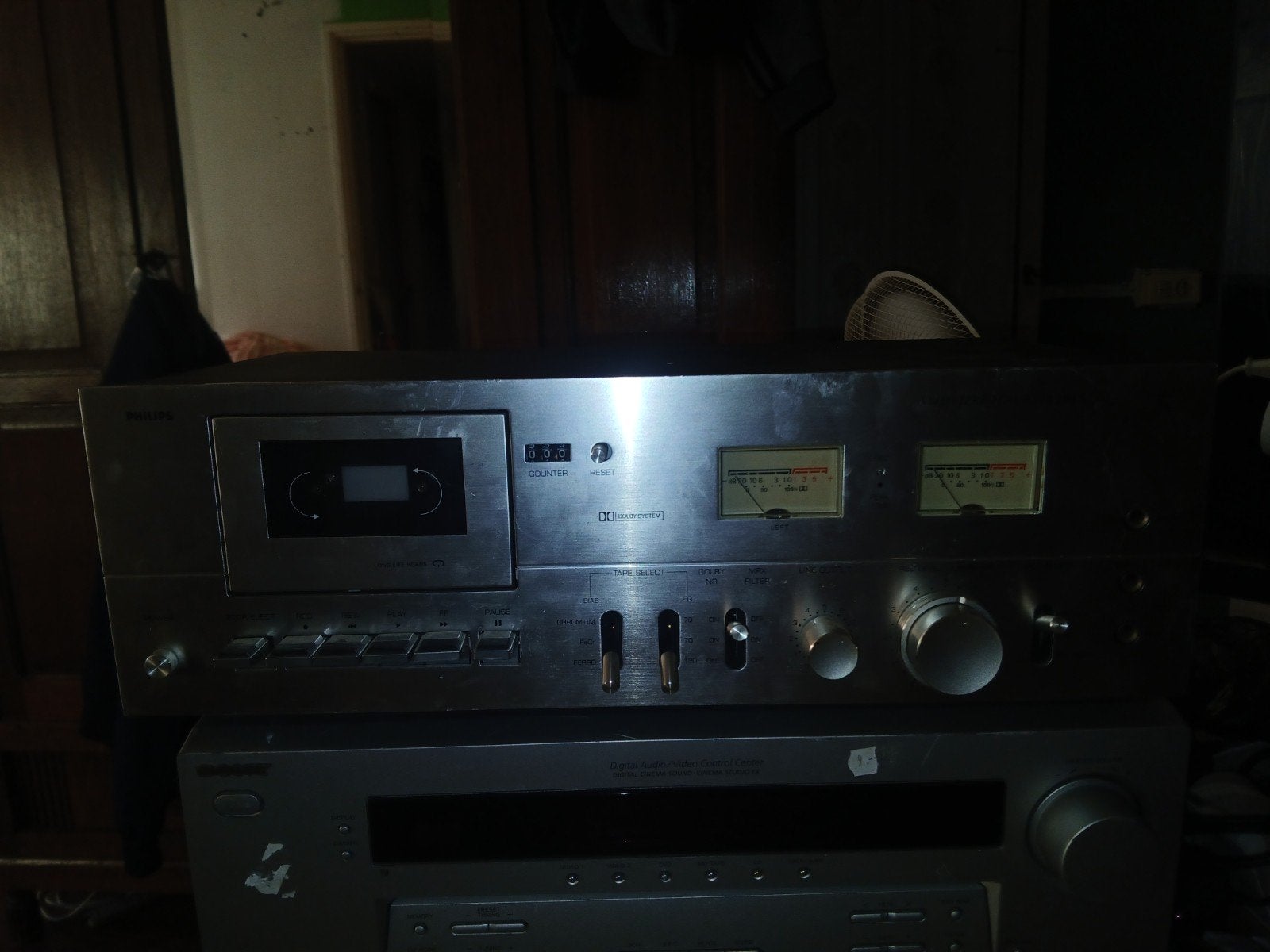 Philips N5421 Stereo Cassette Deck - Vintage Audio, Audio, Tv en Foto, Cassettedecks, Ophalen of Verzenden, Enkel, Philips, Tape counter