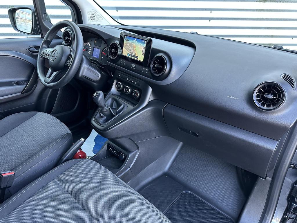 Mercedes-Benz Citan 112 CDI L1 Airco Navigatie Trekhaak Appl, Voorwielaandrijving, Stof, Gebruikt, Zwart