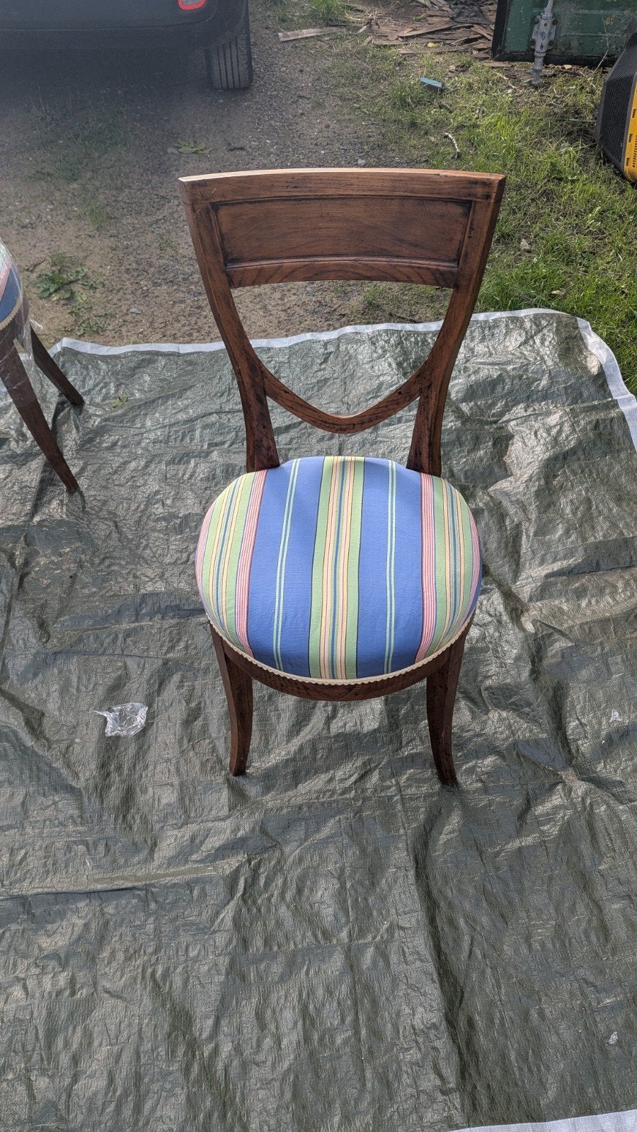 4 leuke oude stoelen, Antiek en Kunst, Ophalen