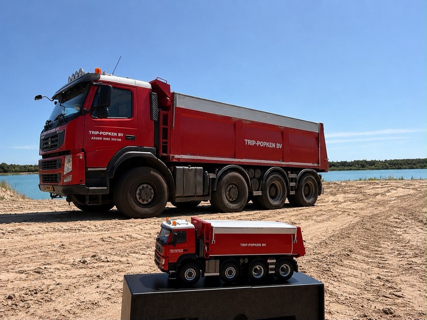 Terberg Fm2000-T Trip-Popken WSI 1:50 Beperkte Oplage, 1:50 of kleiner, Nieuw, Truck, Ophalen