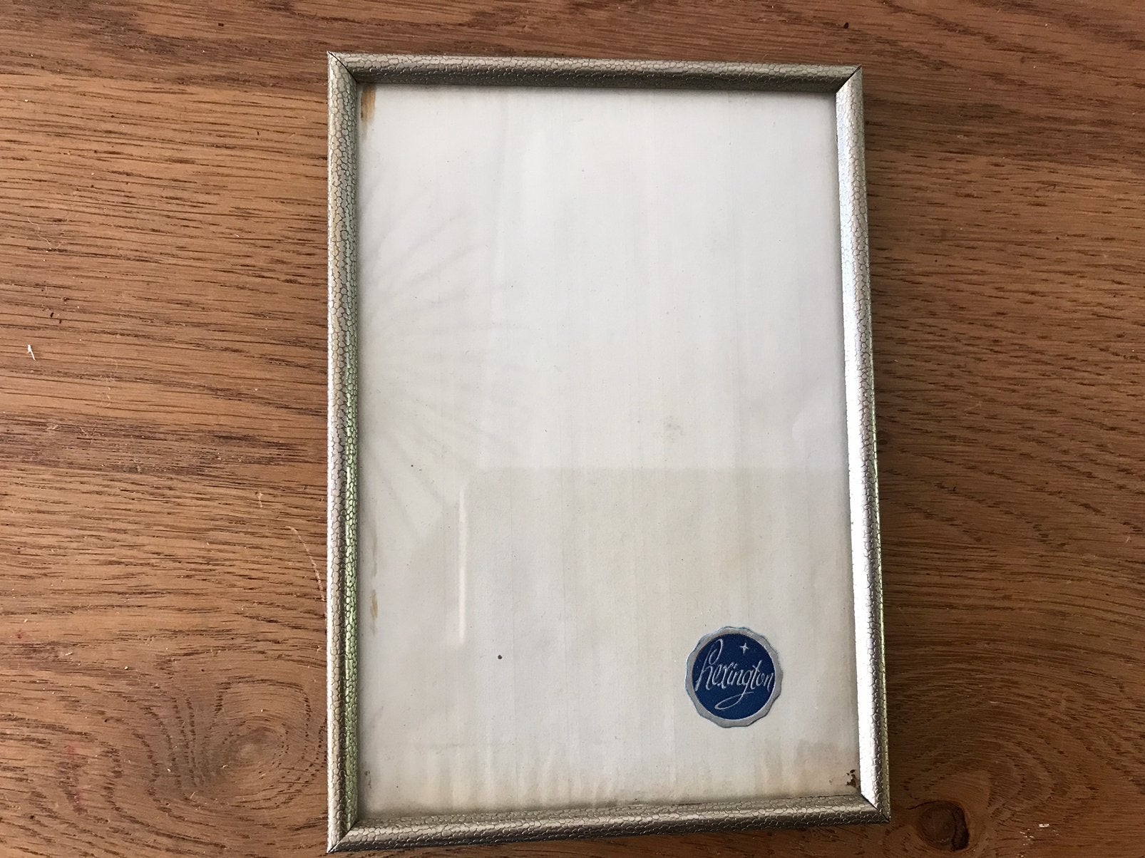 Oud fotolijstje,  houten achterzijde , Lexington 10 x 15 cm, Ophalen of Verzenden