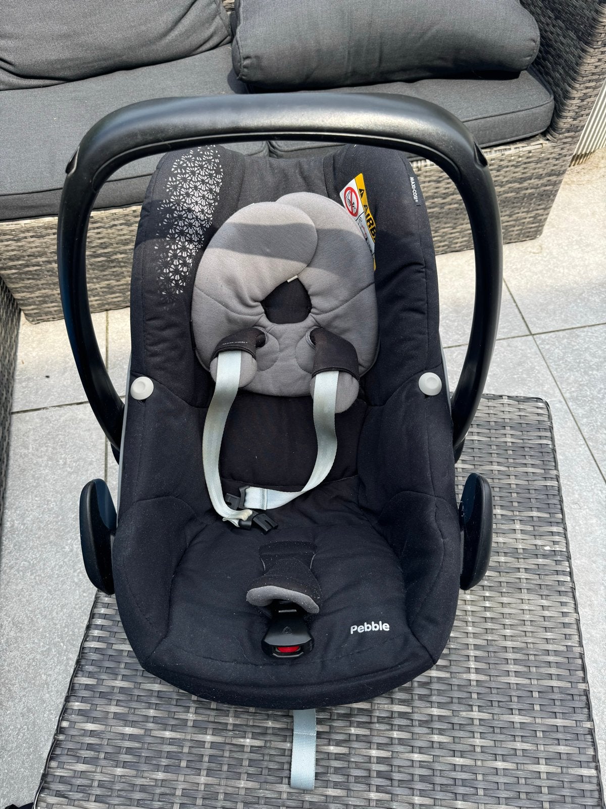 Maxi Cosi autostoel met newborn verkleinsteun, Ophalen, Zijbescherming, 0 t/m 13 kg, Maxi-Cosi