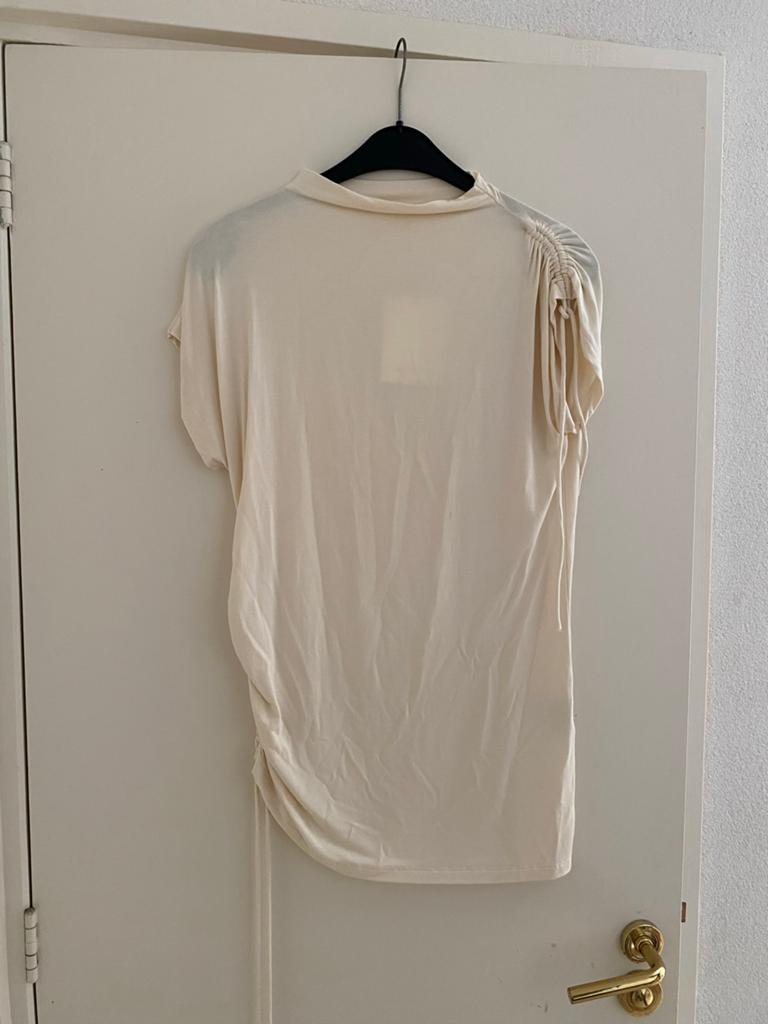 MSCH Copenhagen crème top met col - Mt M - nieuw met kaartje, Maat 38/40 (M), Verzenden, Beige, Nieuw
