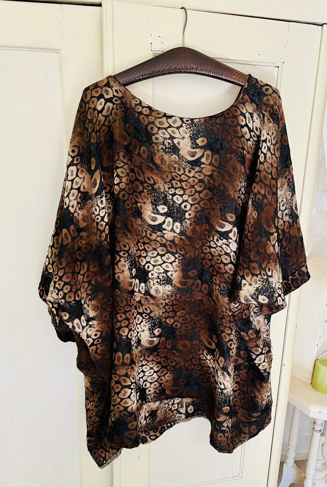 Lange rok met shirt. Maat L/XL, Ophalen of Verzenden, Zo goed als nieuw, Maat 46/48 (XL) of groter