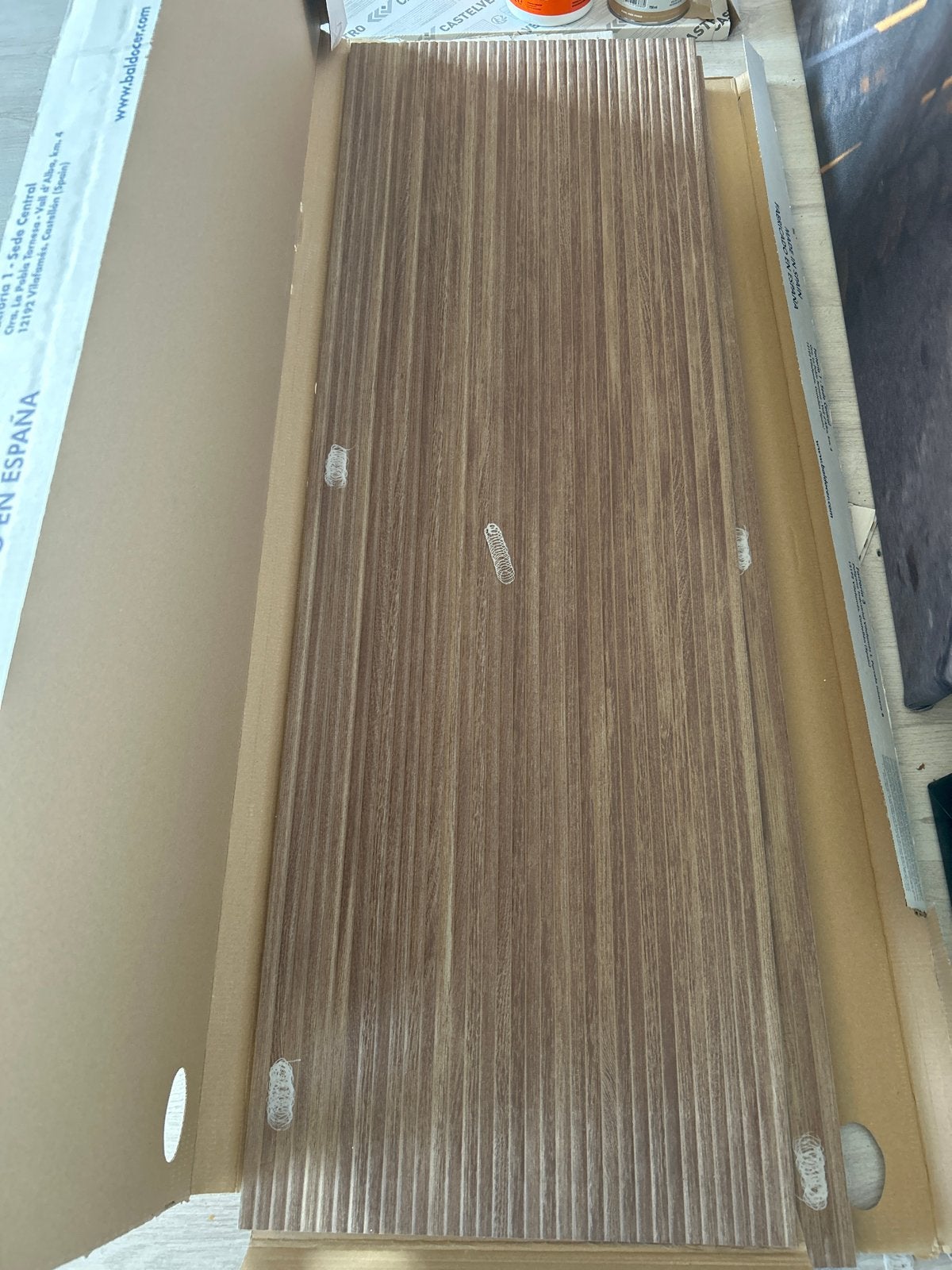Nieuwe Baldocer Larchwood Ipe 4x 40X120 vloertegels, Ophalen, 60 cm of meer, 40 tot 60 cm, Hardsteen