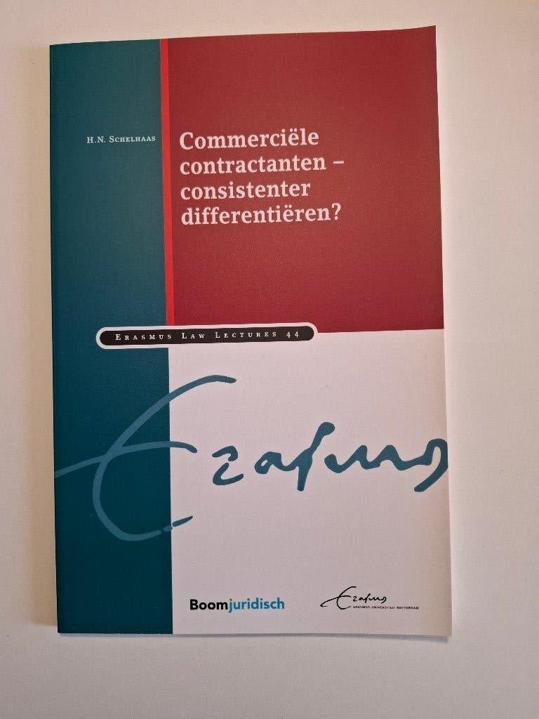 Commerciële contractanten consistenter differentiëren?, Ophalen of Verzenden, WO, Zo goed als nieuw, H.N. Schelhaas