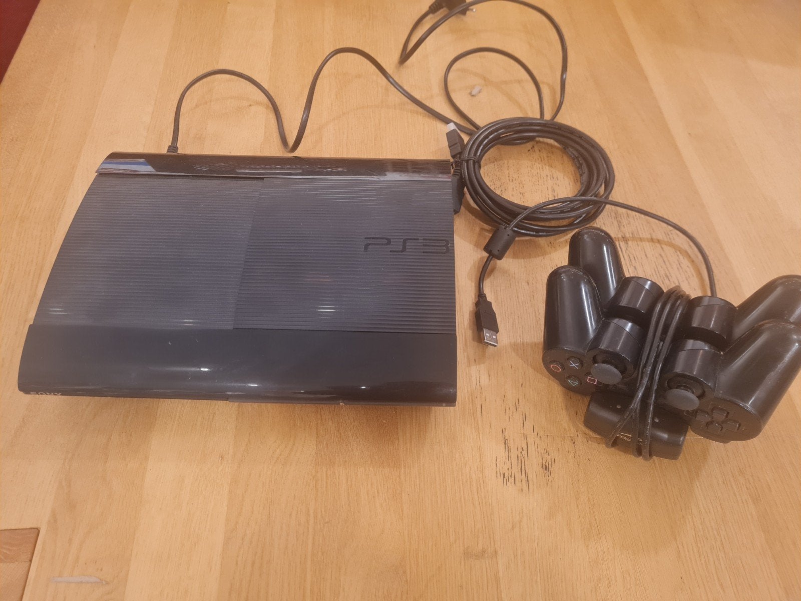 Sony PlayStation 3 Super Slim met 15 spellen, Verzenden, Met 2 controllers, X, Slim