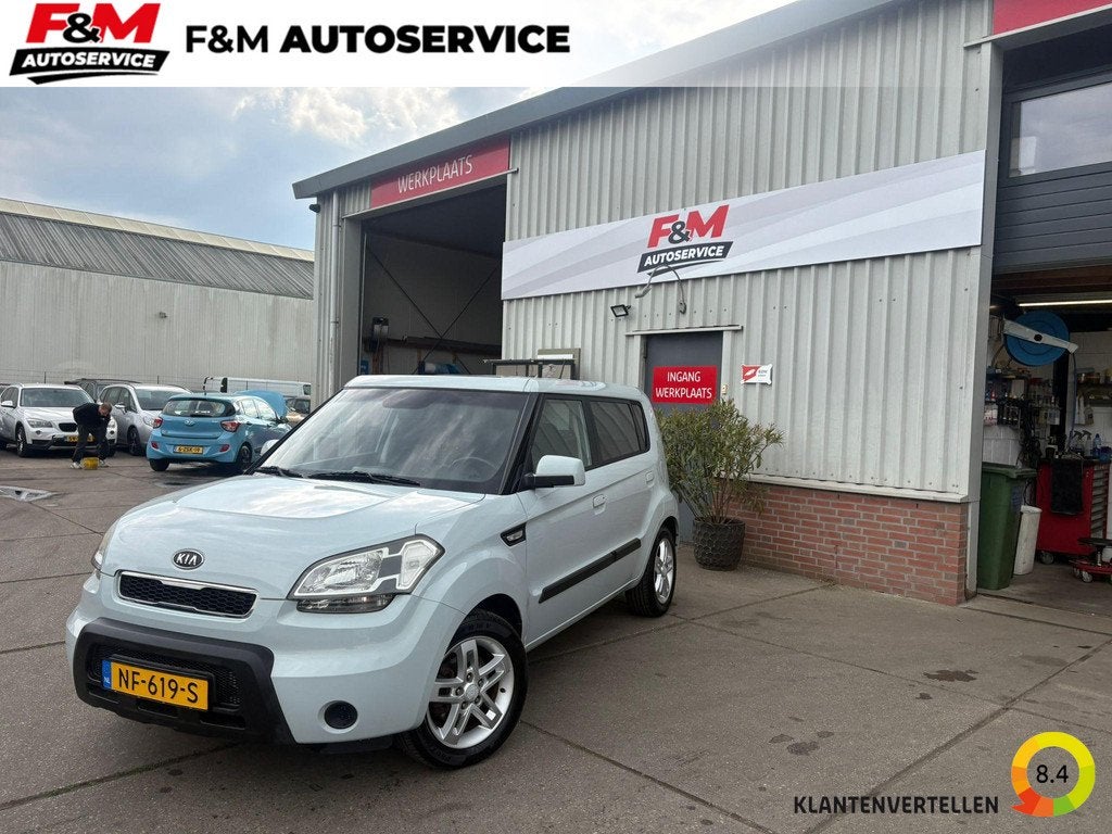 Kia Soul 1.6 X-pect Cool Airco, Auto's, Kia, Voorwielaandrijving, 1591 cc, 4 cilinders, Blauw