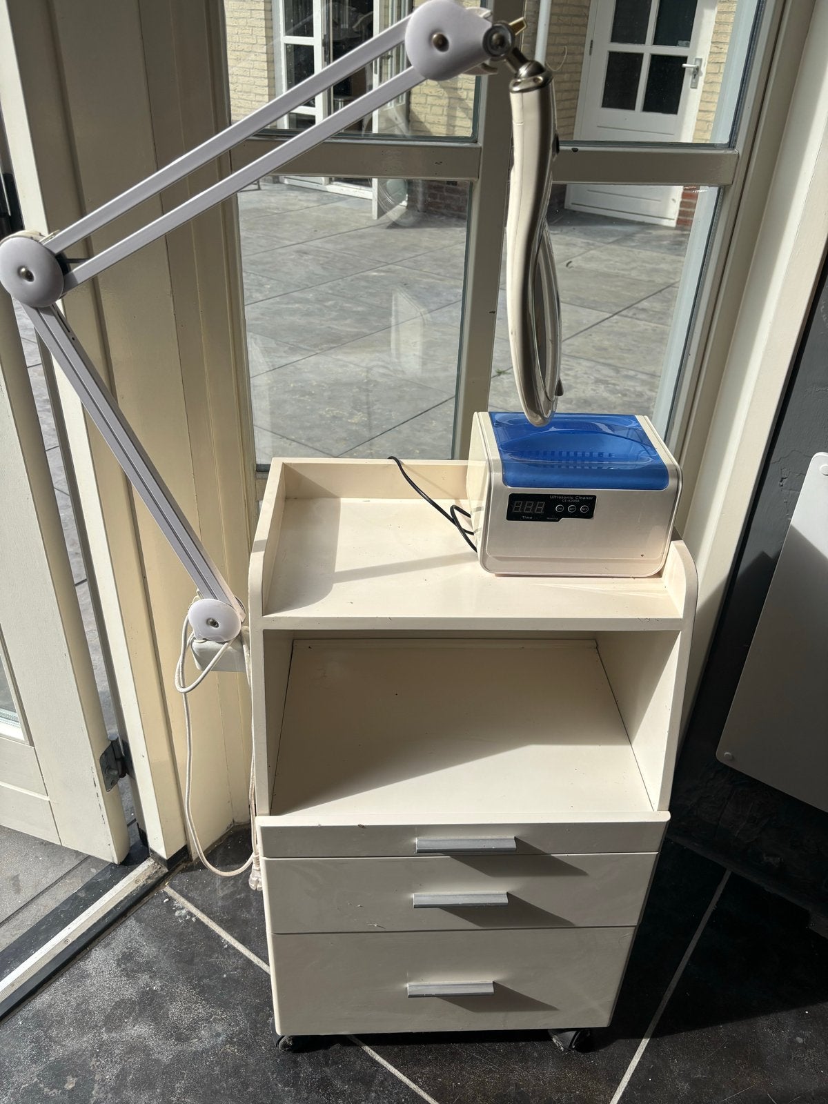 Schoonheidssalon Trolley met Loeplamp en Ultrasoon Reiniger, Ophalen, Gebruikt, Overige typen