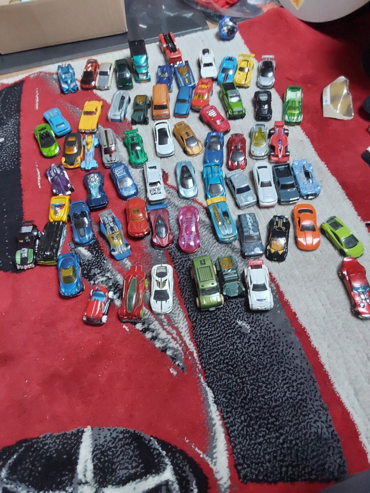 Grote collectie speelgoedauto's (Hot Wheels), Ophalen of Verzenden, Gebruikt