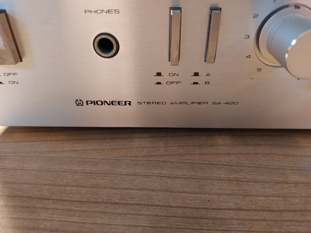 Pioneer SA 420 versterker, Ophalen of Verzenden, Gebruikt, Minder dan 60 watt, Pioneer