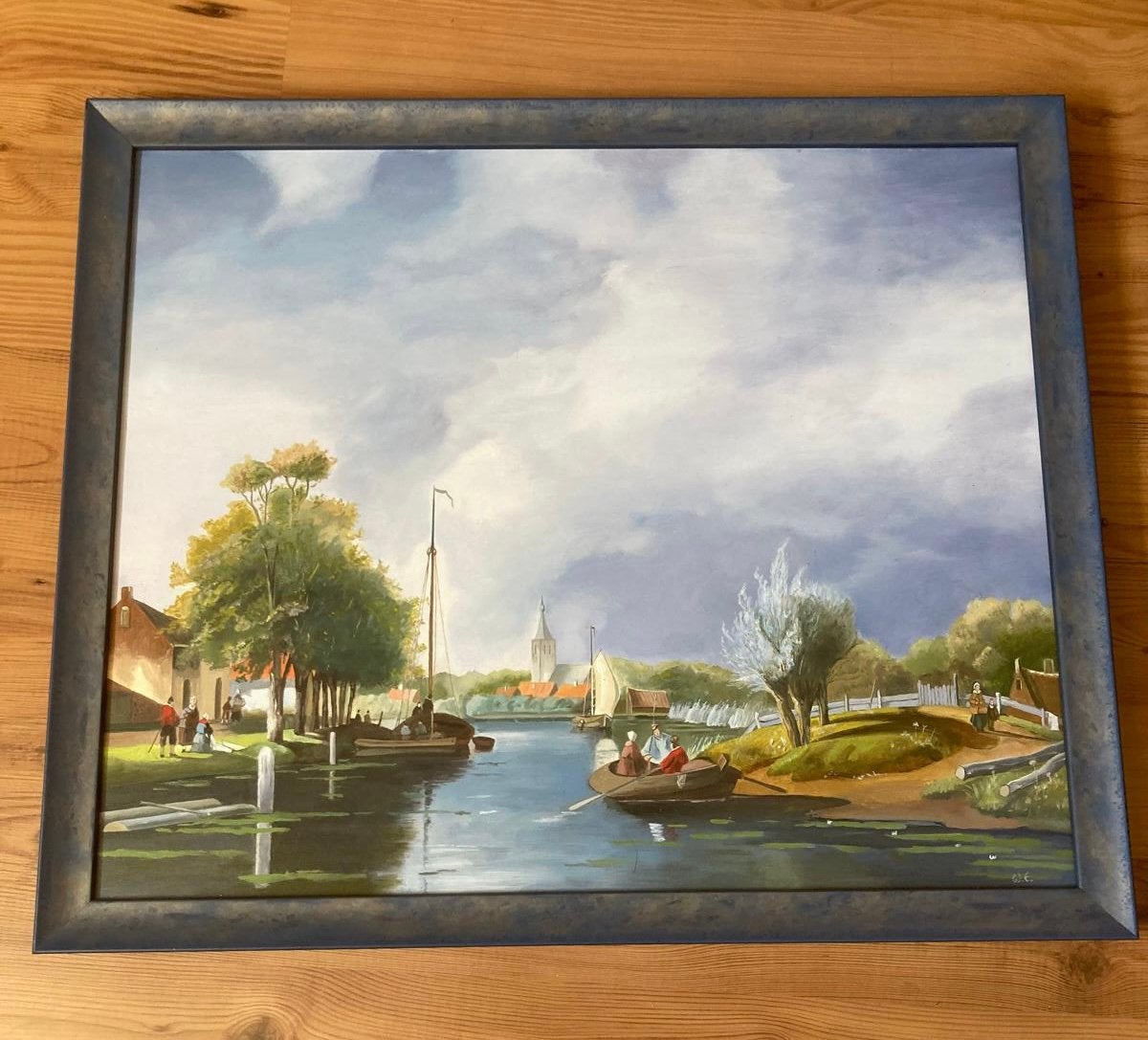 Olieverfschilderij 65 x 55, Ophalen