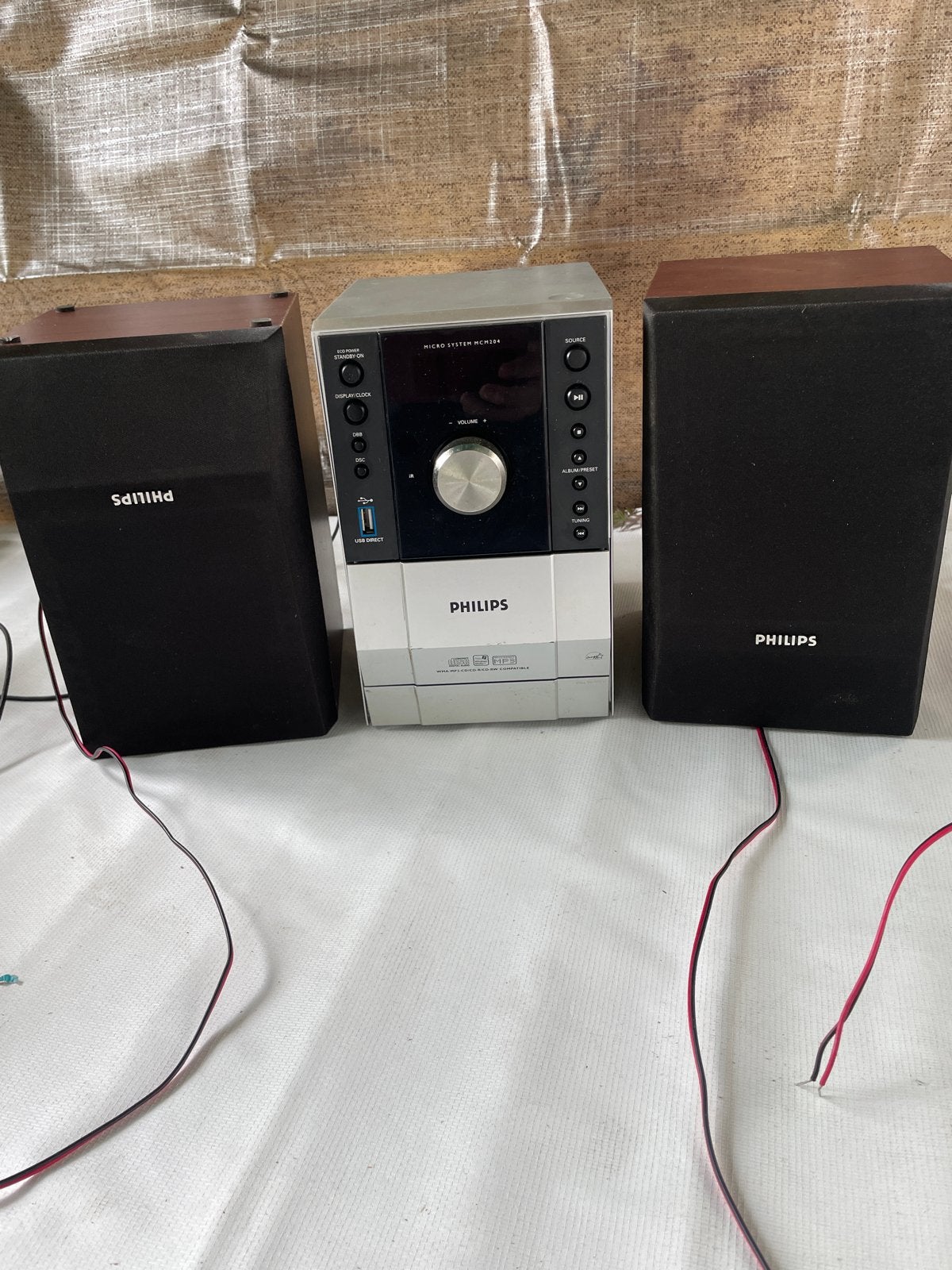 Philips Micro Systeem met CD/MP3/WMA en USB-aansluiting, Philips, Gebruikt, Ophalen of Verzenden, Microset