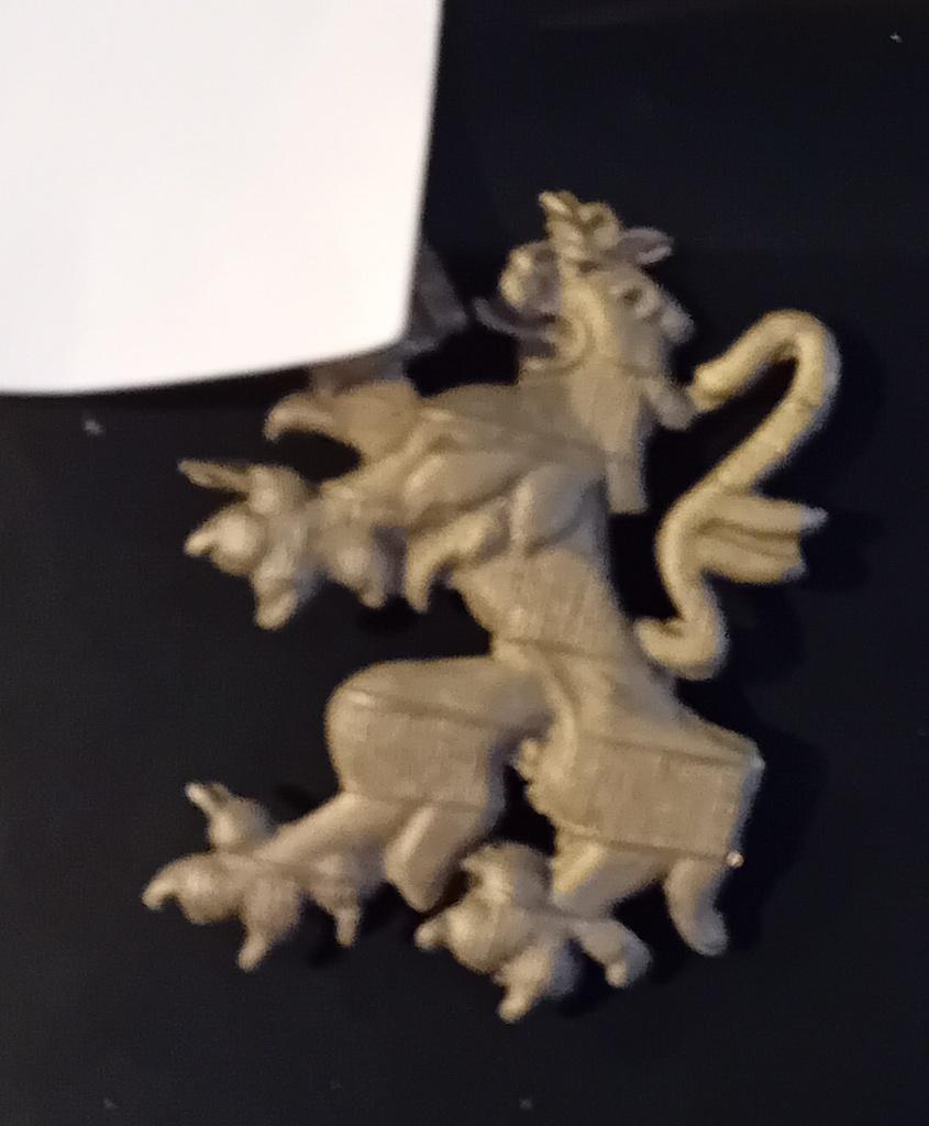 Originele Nederlandse Staatspolitie Schalkhaar  Embleem Pet, Ophalen of Verzenden, Landmacht, Nederland, Embleem of Badge
