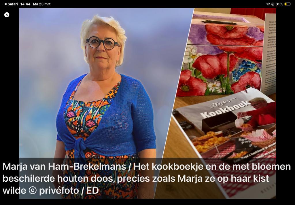 Gezocht Marja’s kookboek, Ophalen of Verzenden, Zo goed als nieuw