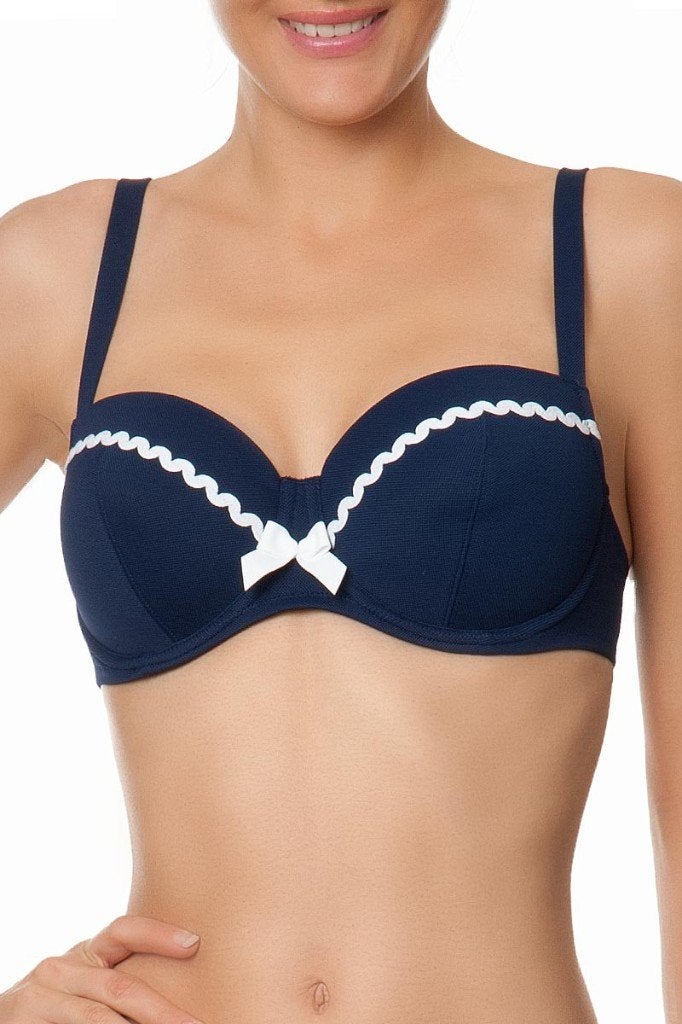 Antigel La Sporty Retro Bikini top 80E, Ophalen of Verzenden, Nieuw, Blauw, Bikini