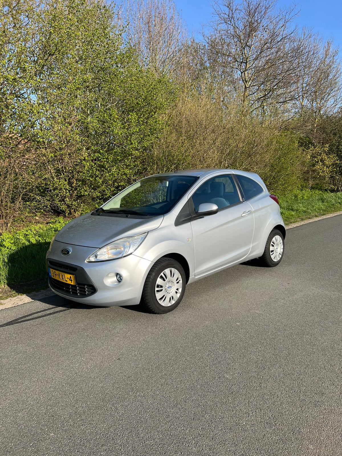 Ford Ka 1.2 51KW 2010 Grijs, Stof, 1242 cc, 4 cilinders, 4 stoelen