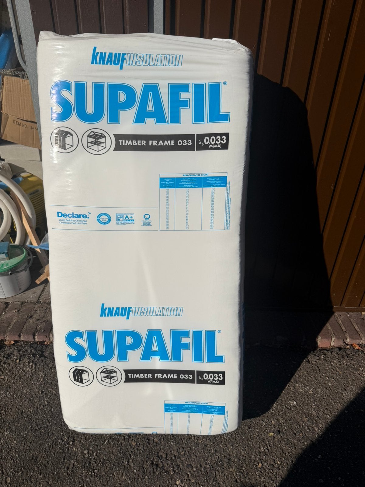 Isolatie materiaal Knauf Supafil, 4 tot 8 cm, Ophalen of Verzenden, Zo goed als nieuw, Minder dan 5 m²