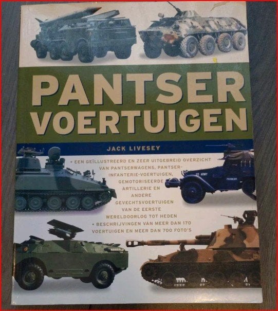 Boek: Pantservoertuigen - Jack Livesey (WO1, WO2 tot heden), Niet van toepassing, Ophalen of Verzenden, Zo goed als nieuw, Landmacht
