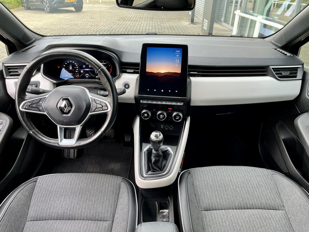 Renault Clio 1.0 TCe 90 Techno | Stoel+Stuurverwarming | 360, Voorwielaandrijving, 12 maanden, Gebruikt, Leder en Stof