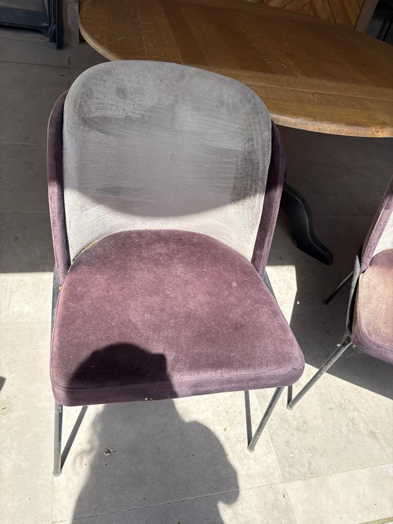 4 keer gratis ophalen!  zwart grijze stoelen Rofra, Ophalen, Gebruikt, Overige kleuren, Eén