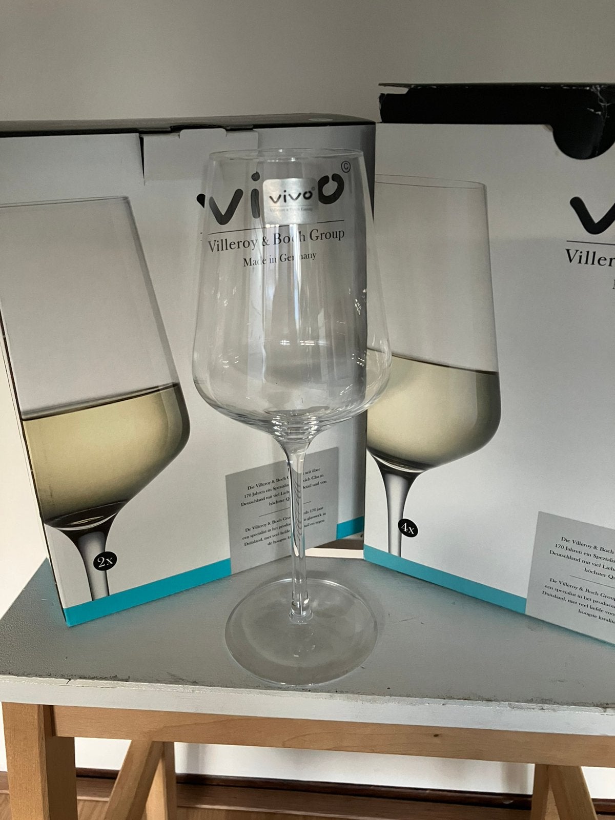 Villeroy & Boch 6 wijnglazen ‘NIEUW’, Verzamelen, Glas en Borrelglaasjes, Ophalen, Zo goed als nieuw, Overige typen