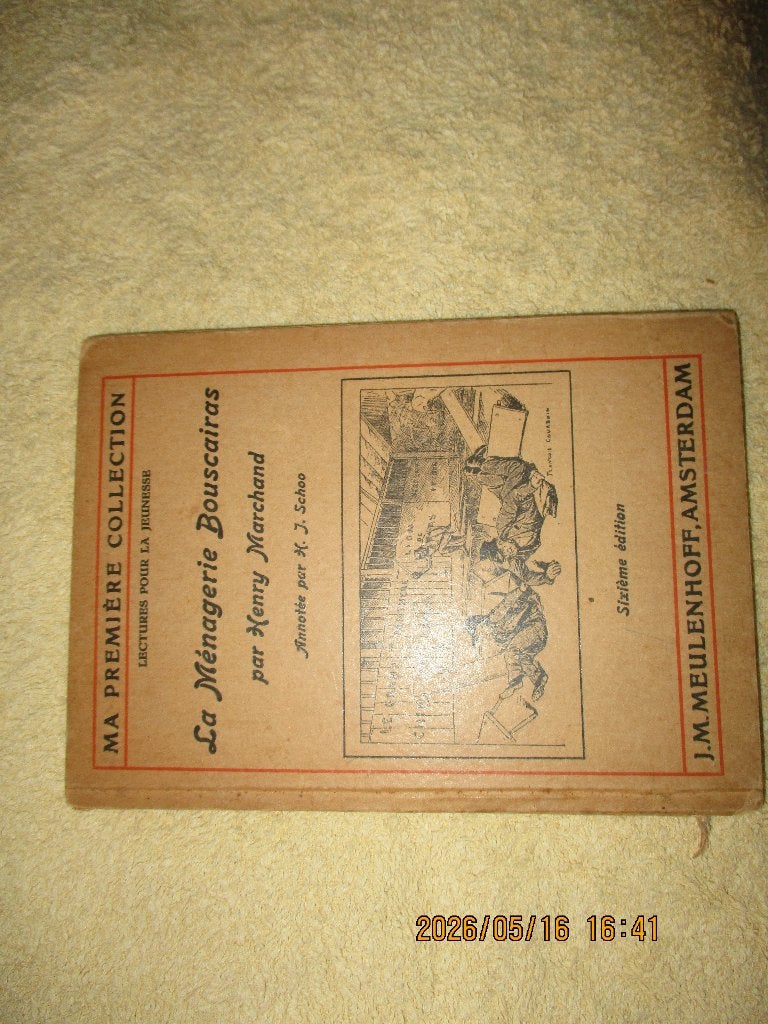 le menagerie bouscaires,henry marchant annotee par hj schoo, Verzenden, Zo goed als nieuw