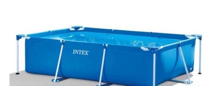intex opzetzwembad 3mx2mx0.75, Ophalen, Gebruikt, Opzetzwembad, Rechthoekig