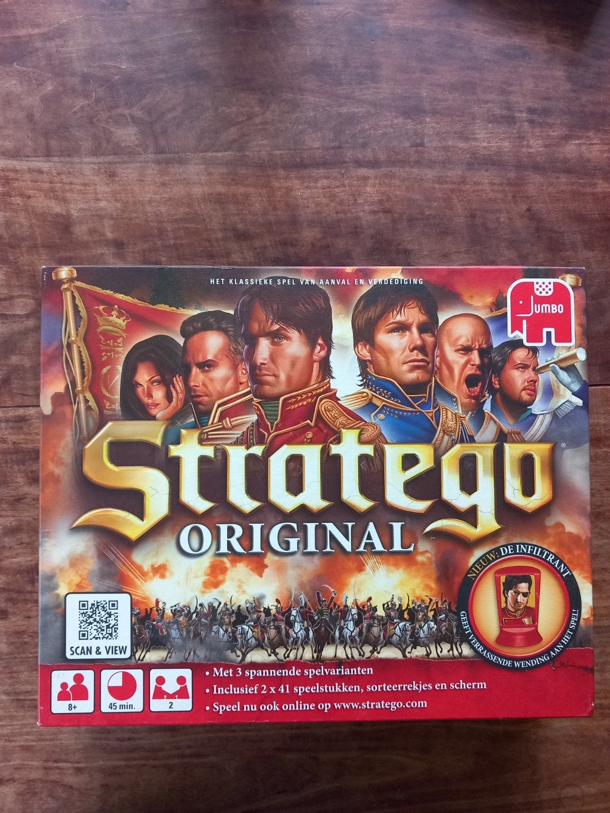 Stratego Original Bordspel - Klassiek Strategisch Spel, Hobby en Vrije tijd, Gezelschapsspellen | Bordspellen, Een of twee spelers