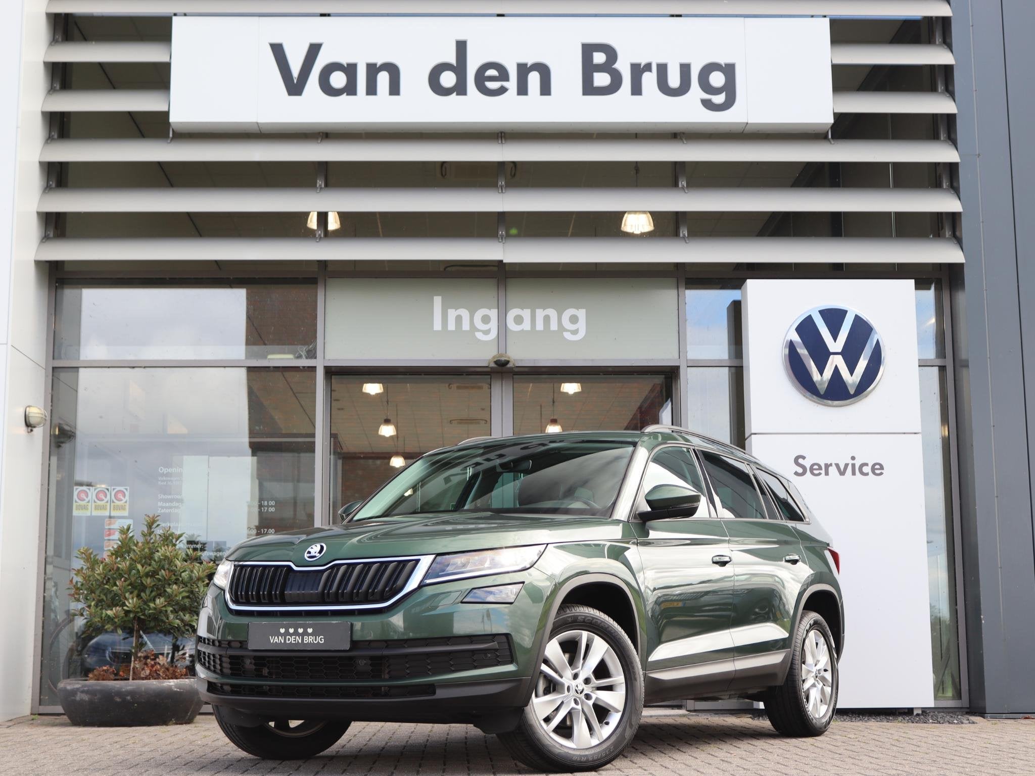 Skoda Kodiaq 1.5 TSI 150 pk DSG Soleil | Trekhaak | Stoelver, Auto's, 4 cilinders, 150 pk, 14 km/l, Bedrijf