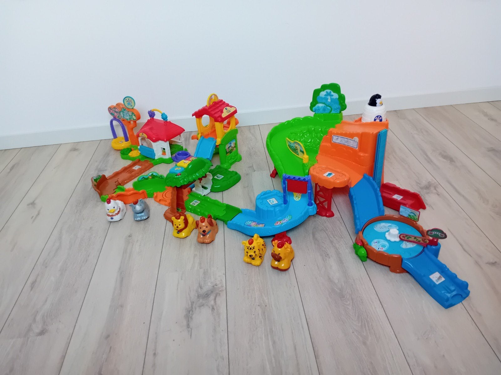 VTech Toet Toet Dieren Grote Dierentuin Speelset, Ophalen, Zo goed als nieuw, Overige typen, Met licht