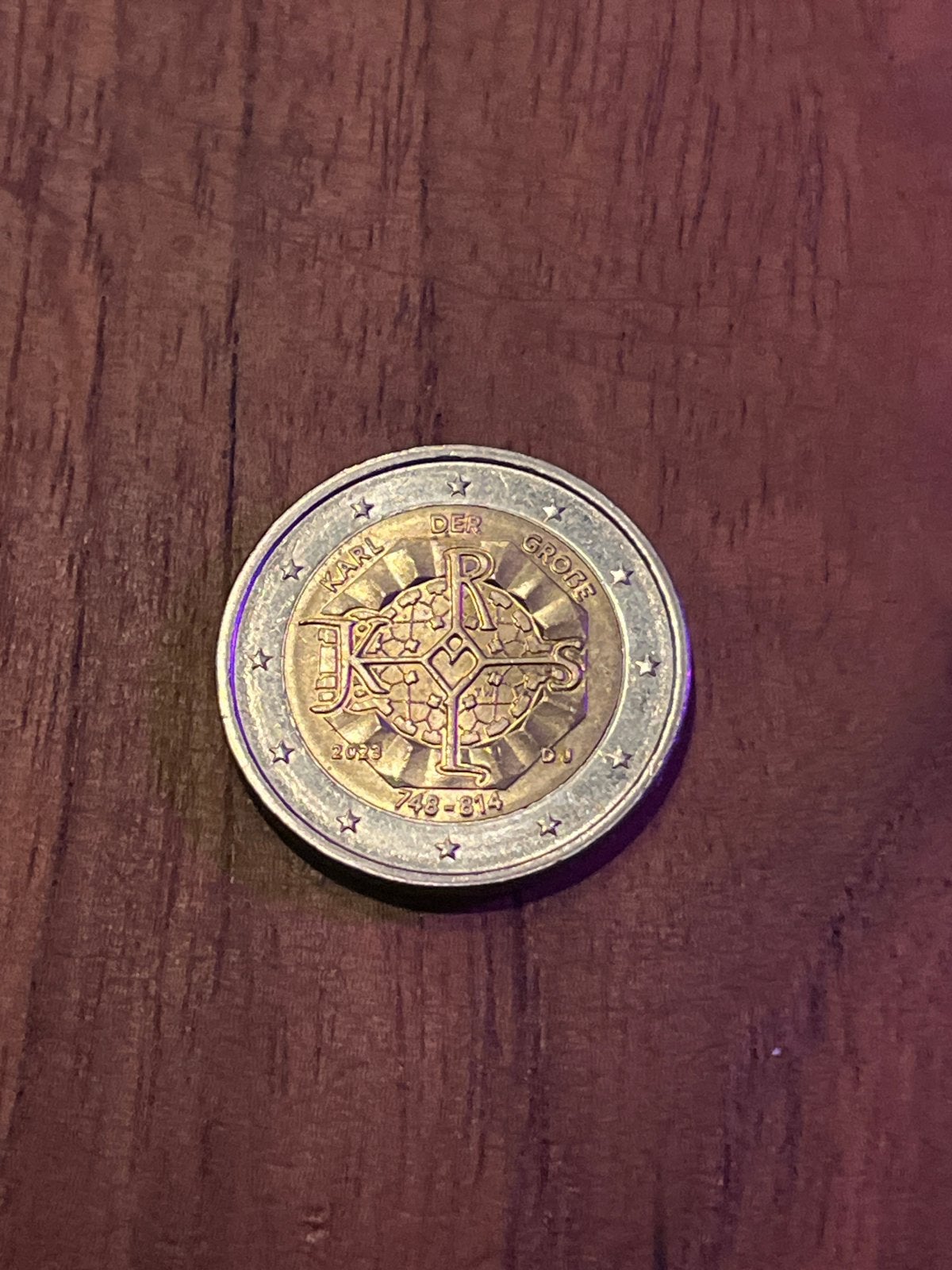 2 Euro munt Karel de Grote 2013 Duitsland, Postzegels en Munten, Ophalen of Verzenden, Duitsland, 2 euro, Losse munt